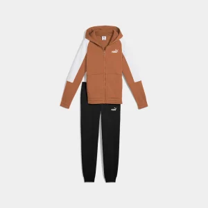 Chándal Ess Block Hooded FulL-Zip Fleece