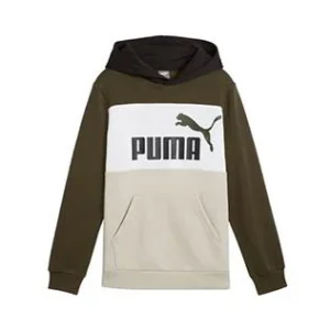 Puma Ess Block Hoodie Fl,desert Dust