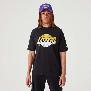 New Era Camiseta La Lakers Nba Drip Logo Negro