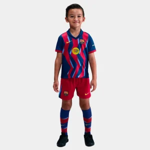 Nike Fc Barcelona 2025/26 Stadium Fourth Little Kids’ Soccer Replica 3-Piece Kit
