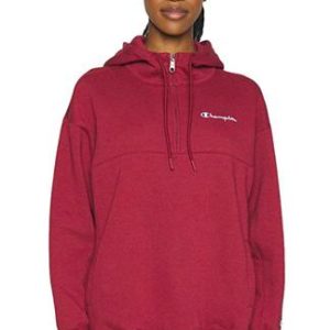 Champion Hooded Half Zip Sweatshirt